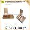 unfinished pine wooden tea box wholesale