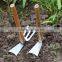 high quality multifunction 2 ways wood handle types of garden hand hoe with 3 prong garden hoe