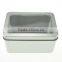 PVC clear window metal tin box