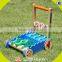 2017 New design walker wooden baby push toys cartoon crocodile wooden baby push toys W16E059