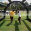 Inflatable batting cage with cap commercial inflatable football sports cage