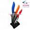 High quality 4pcs ceramic knives set with stand