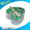 fashion Green epoxy baby tooth box with silver plated