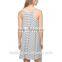 Wholesale girls striped dress sleeveless striped dress