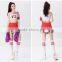 One shoulder girls sport uniform football cheerleader wear BB0023