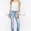 OEM service nice design damaged jeans wholesale price china
