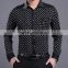 GZY 2017 long sleeve t men shirt guangzhou factory 2017 warehouse cotton fabric stock slim and casual model