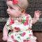 Promotion In-stock baby girl rompers ruffle rompers set New Style