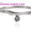 Hot inspired saying logo engraved bangle new style women twist bangle for European & USA market