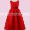 Customized Child Satin Frocks Designs Kids Party Dresses Baby Girl Flower Dress Prom Princess Dress Sleevless