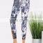 New Design Cut Out Women Fitness Joggers NAVY 95% Polyester 5% Spandex Custom Digital Print Jogging Skinny Pants