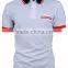 custom logo brand different color collar and cuff polo shirt