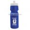 USA Made 24 oz Bike Bottle With View Stripe And Push Pull Lid - BPA/BPS-free and comes with your logo