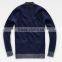 Man basic v neck button up thin knitted sweater cardigan with best quality