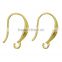 Copper Earring Components Hooks U-shaped Brass Tone 15.0mm x 7.0mm