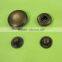 newest hot sale fashion leather jacket metal snap buttons for fur jacket coat