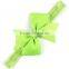 Kids Stretch Bowknot Headbands Headwear Fishtail Hair Bow Flower