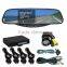 Wireless camera 3.5"TFT Bluetooth handsfree rearview mirror car kit