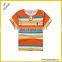 Wholesale Custom Embroideried Stripe Boys Fancy Shirts