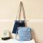Women ladies denim messenger bag shoulder bag fashion