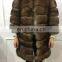 China Cheap factory price fox fur coats transfermer sable color fox fur coat women fur coat