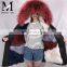 The Newest Popular Long Style Genuine Raccoon Fur Parka Jacket Women / Ladies Winter Jacket