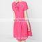 Custom label New style fashion dress linen cotton casual dress