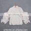 Factory wholesale fashionable chiffon blouse summer tops for women