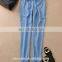 Womens Casual Cotton Polyester Pants Long Design Elastic Waist Loose Pants