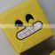 LOW MOQ cheap home decorative storage box chair set custom cute plush soft emoji 2 in 1 toy storage box foldable