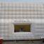 HI white color inflatable cube tent, giant commercial inflatable transparent bubble tent
