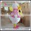 Funny Daisy duck mascot costume, plush animal cartoon figure costume