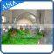 Huge Floating Mirror Ball For Reflection / Slivery Outdoor Inflatable Mirror Sphere Ball For Park
