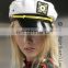 Beauty`s Love Sexy Wholesale White Police Woman Officer Hat