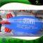 Advertising Hot Sale Inflatable Gelium Airship Blue Sky Flying Helium Balloon Blimp