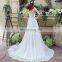 Wholesale Strapless Lace-Up Beaded Chiffon Wedding Dresses SQS035