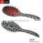 Paddle Plastic Hair Brush metal pins Hair Brush