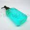 280ml PET Plastic Hair Oil PET Plastic Cosmetic Black Pump Lotion Flat Bottle