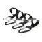 New products custom logo hook and loop multi functional aluminium clip mommy babi stroller hook