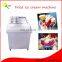 cold stone marble slab top fry ice cream machine/ice cream rolls making machine/fry yoghourt machine