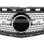 2014-2016 Diamond Style Front Silver Grille Grill For Mercedes-Benz E-Class W212