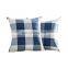 Home Decorative Plaid pattern Square Throw Pillow case Covers  for Sofa