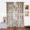 Competitive Price white damask velvet voile window curtains panel