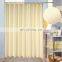 i@home solid color beige hotel polyester jacquard waffle weave shower curtain waterproof