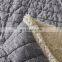 sherpa  Polyester blended Embroidery Bedding Sets Quilt Cover Set