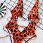 Womail Women's Hollow Out Leopard Bikini Fashion Ladies Push-Up Padded Beach One Piece Swimwear Summer biquinis feminino 2019