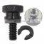Motorcycle Rear Fender Seat Bolt Screw Nut License Plate Mount Knob Cover For Harley XL Dyna Touring COV Softail