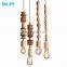 Designer wooden beads solid wood pendant lamp