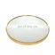 Hot selling modern wall mounted gold frame round mirror decoration mirror
