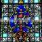 New design colorful patterned cathedral dome stained glass price